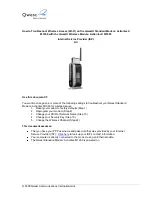 Preview for 1 page of Qwest Actiontec M1000 Manual