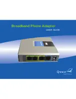 Предварительный просмотр 1 страницы Qwest Broadband Phone Adapter User Manual