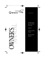 Preview for 1 page of Qwest Q1960 Owner'S Manual