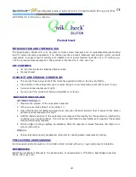 Preview for 28 page of QwikCheck Gold User Manual