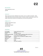 QZ QZ-HD01 User Manual preview