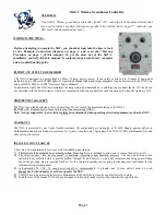 R & M XGC-1 Specification Sheet предпросмотр