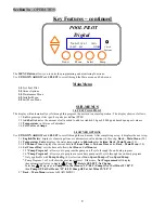 Preview for 9 page of R B F International CRISTAL MAGIC Pool Pilot Digital 36 Installation And Operation Manual