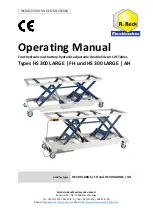 R. Beck Maschinenbau 191.100.00 Operating Manual preview