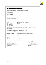 Preview for 37 page of R. Beck Maschinenbau HS 1200 FH Operating Manual