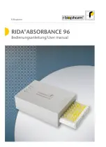 R-Biopharm RIDA ABSORBANCE 96 User Manual preview