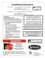 Preview for 1 page of R-Co Kingsman Marquis MCVP42N Installation Instructions Manual