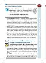 Preview for 34 page of R.G.V. forno microonde FD925 Instruction Manual