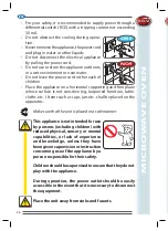 Preview for 36 page of R.G.V. forno microonde FD925 Instruction Manual