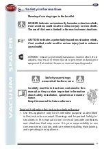 Preview for 31 page of R.G.V. FreshQuality SV 300 Instruction Manual