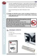 Preview for 37 page of R.G.V. FreshQuality SV 300 Instruction Manual