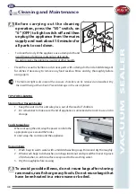 Preview for 48 page of R.G.V. FreshQuality SV 300 Instruction Manual