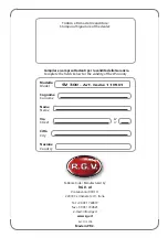 Preview for 60 page of R.G.V. FreshQuality SV 300 Instruction Manual