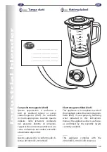 Preview for 43 page of R.G.V. INDUSTRIAL BLENDER Instruction Manual