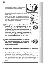 Preview for 30 page of R.G.V. Pasta Prof PL10S Instruction Manual