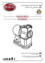 Предварительный просмотр 1 страницы R.G.V. ROBUSTA JUNIOR Instruction Manual