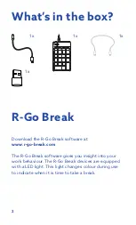 Preview for 2 page of R-Go Numpad Break Manual