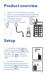 Preview for 3 page of R-Go Numpad Break Manual