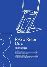 Preview for 1 page of R-Go Riser Duo Manual