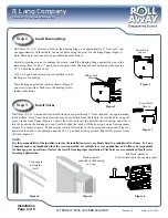 Preview for 2 page of R. Lang Company Roll Away R6500 Series Installation Instructions Manual