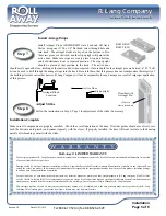 Preview for 5 page of R. Lang Company Roll Away R6500 Series Installation Instructions Manual