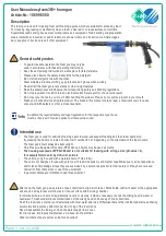 Preview for 1 page of R+M Suttner easyfoam365 User Manual