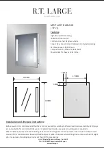 R.T. LARGE MRTL257 ELBA 60 Manual preview