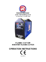 Preview for 1 page of R-Tech I-CUT100P Operation Instructions Manual