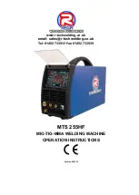 Предварительный просмотр 1 страницы R-Tech MTS 255HF Operation Instructions Manual