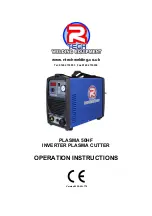 R-Tech PLASMA 50HF Operation Instructions Manual preview