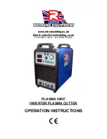 R-Tech PLASMA 80HF Operation Instructions Manual preview