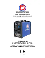R-Tech PLASMA P31C Operation Instructions Manual preview