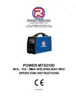 R-Tech POWER MTS210D Operation Instructions Manual preview