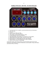 Preview for 17 page of R-Tech TIG160FPP Operation Instructions Manual