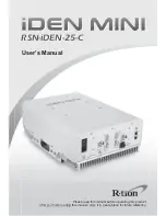 R-tron IDEN MINI RSN-iDEN-25-C User Manual preview