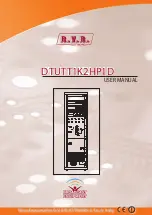 Предварительный просмотр 1 страницы R.V.R. Electronica DTUTT1K2HP1D User Manual