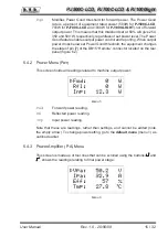 Предварительный просмотр 19 страницы R.V.R. Electronica PJ1000-LIGHT User Manual