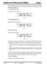 Предварительный просмотр 22 страницы R.V.R. Electronica PJ1000-LIGHT User Manual