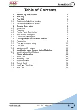 Preview for 5 page of R.V.R. Electronica PJ1002C-LCD User Manual