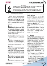 Preview for 5 page of R.V.R. Electronica PTRLNV/4 User Manual