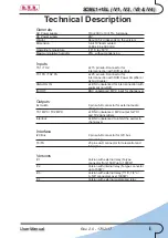 Preview for 3 page of R.V.R. Electronica SCML1+1SL Series User Manual