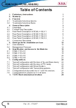 Preview for 4 page of R.V.R. Electronica SCML1+1SL Series User Manual