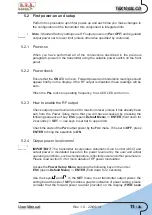 Предварительный просмотр 17 страницы R.V.R. Electronica TEX1002LCD User Manual