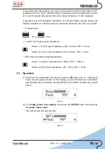 Предварительный просмотр 19 страницы R.V.R. Electronica TEX1002LCD User Manual