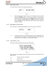 Предварительный просмотр 25 страницы R.V.R. Electronica TEX1002LCD User Manual