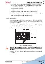 Предварительный просмотр 15 страницы R.V.R. Electronica TEX30LCD User Manual