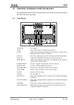 Preview for 23 page of R.V.R. Elettronica HC4 User Manual