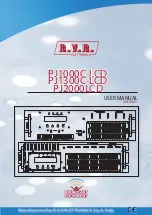 Preview for 1 page of R.V.R. Elettronica PJ1000C-LCD User Manual