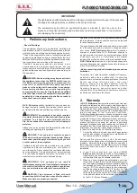 Preview for 5 page of R.V.R. Elettronica PJ1000C-LCD User Manual