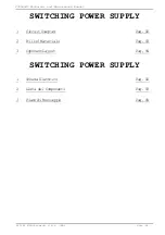 Preview for 81 page of R.V.R. Elettronica PJ250-NV Technical Manual